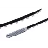 LEAN TOYS Nichirin Samurai kardas su garsu, baterijomis, patogia rankena, juodas