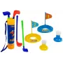 LEAN TOYS Vaikų golfo rinkinys su lazdomis, duobutėmis ir vėliavėlėmis