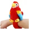 LEAN TOYS Plush Mascot Parrot Wristband Bracelet Hand Red