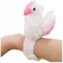 LEAN TOYS Plush Swan Mascot Wristband Bracelet Hand White