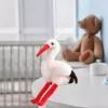 LEAN TOYS Plush Stork Bird Plush Toy Mascot Cuddly Toy 37cm
