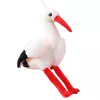 LEAN TOYS Plush Stork Bird Plush Toy Mascot Cuddly Toy 37cm