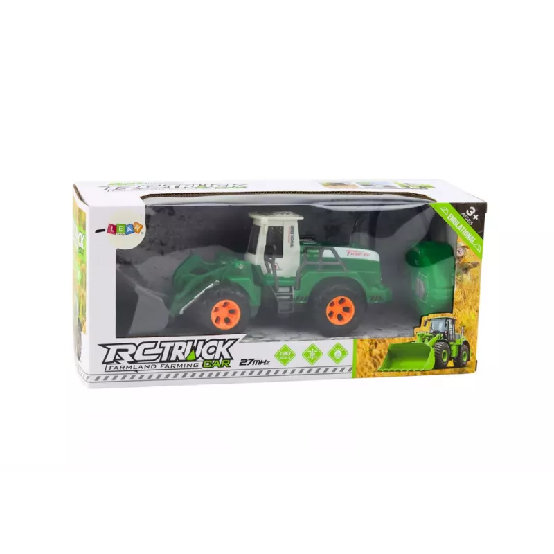 LEAN TOYS Ekskavatorius Krautuvas R/C Nuotolinio Valdymo Kėlimo Rankena Žalia