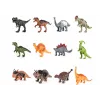 LEAN TOYS Dinozaurų figūrėlių rinkinys su parko aksesuarais, 46 vnt.
