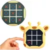 LEAN TOYS Electronic Game 3in1 Tic Tac Toe Memory Giraffe Yellow