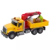 LEAN TOYS Šiukšlių rūšiavimo sunkvežimis su atliekų konteineriais, šviesomis ir garsais