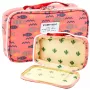 LEAN Pencil Case School Organizer Cosmetic Bag Additional Pocket Fish Pink 22.5cm