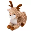 LEAN TOYS Plush Mascot Cuddly Toy Deer Brown Spotted 23cm