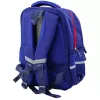 LEAN mokyklinė kuprinė su krūtine diržu, tamsiai mėlyna ir raudona, 20L 38cm