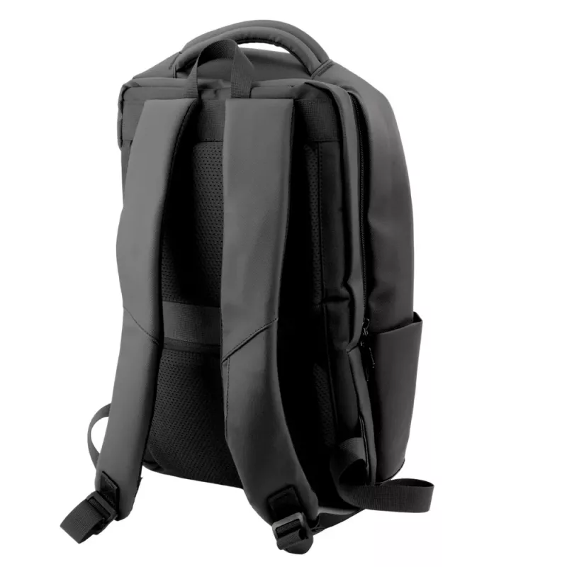 LEAN City Business Backpack USB Laptop Pocket Black 16L 41cm
