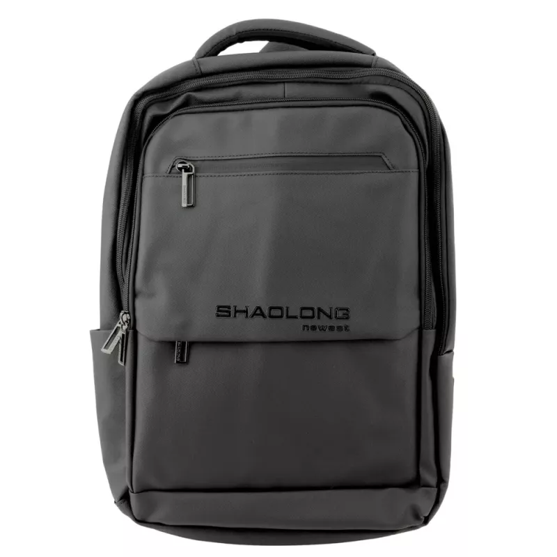 LEAN City Business Backpack USB Laptop Pocket Black 16L 41cm
