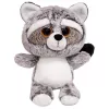 LEAN TOYS Pliušinis žaislas Meškėnas Minkštas žaislas Didelės akys 22 cm