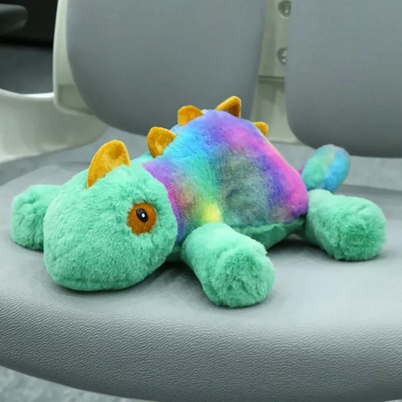 LEAN TOYS Plush Mascot Cuddly Toy Chameleon Colorful 45cm