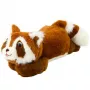 LEAN TOYS Plush Toy Raccoon Brown Lying 30cm