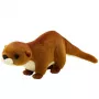LEAN TOYS Plush Mascot Cuddly Toy Otter White Brown 50cm