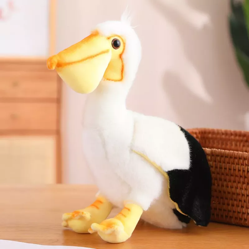 LEAN TOYS Plush Pelican Bird Plush Toy Mascot Cuddly Toy 24cm