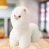 LEAN TOYS Minkštas žaislas Llama Baltas 40 x 40 cm