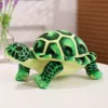 LEAN TOYS Plush Turtle Mascot Cuddly Plush Toy Green 25cm