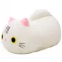 LEAN TOYS Plush Mascot Cuddly Toy Cat With Long Tail White 40cm