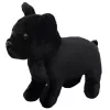 LEAN TOYS Plush Mascot Cuddly Toy Small Dog Black 19cm