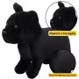 LEAN TOYS Plush Mascot Cuddly Toy Small Dog Black 19cm
