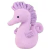 LEAN TOYS Plush Mascot Cuddly Toy Water Horse Purple 25cm