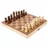 LEAN TOYS Classic Logic Game Wooden Chess Folding Suitcase Board