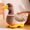 LEAN TOYS Pliušinis Mascot Minkštas Žaislas Antis Ruda Geltona 28cm