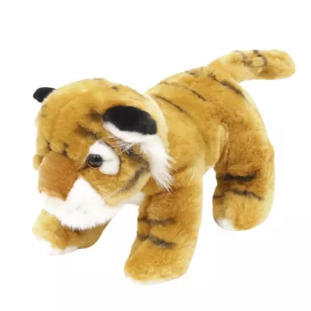 LEAN TOYS Minkštas žaislas Talismanas Tigras Katė Ruda 25cm