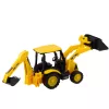 LEAN TOYS Construction Excavator With Drive Movable Two Buckets Yellow