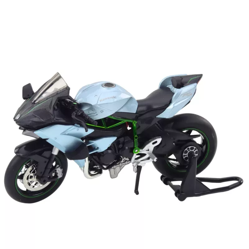 LEAN TOYS Sportinis motociklas Metalas Šviesos Garsai Sidabrinis 1:12