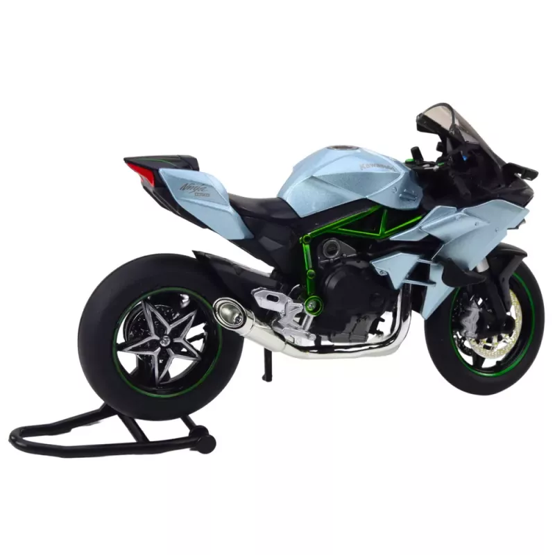 LEAN TOYS Sportinis motociklas Metalas Šviesos Garsai Sidabrinis 1:12