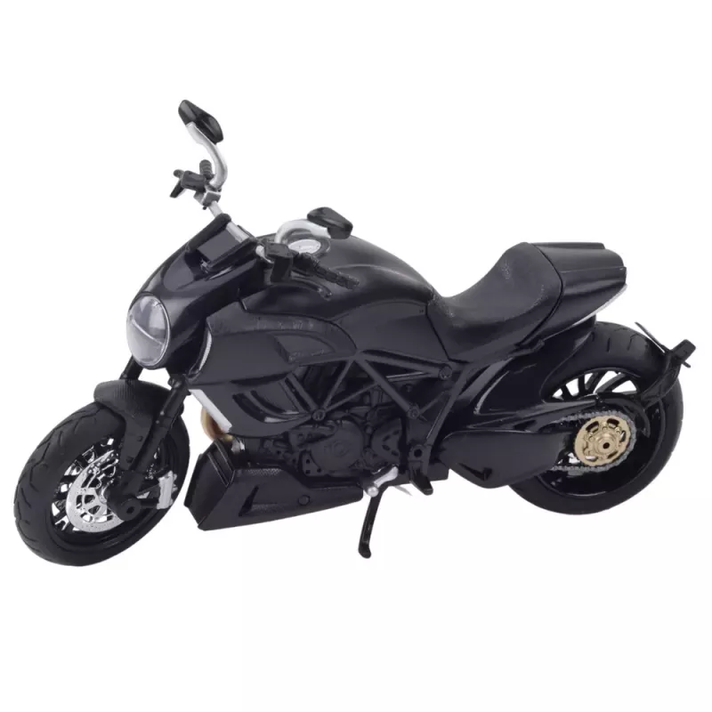 LEAN TOYS Sportinis motociklas Metalas Šviesos Garsai Auksiniai elementai Juodas 1:12
