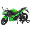 LEAN TOYS Sportinis motociklas Metalas Šviesos Garsai Žalias 1:12