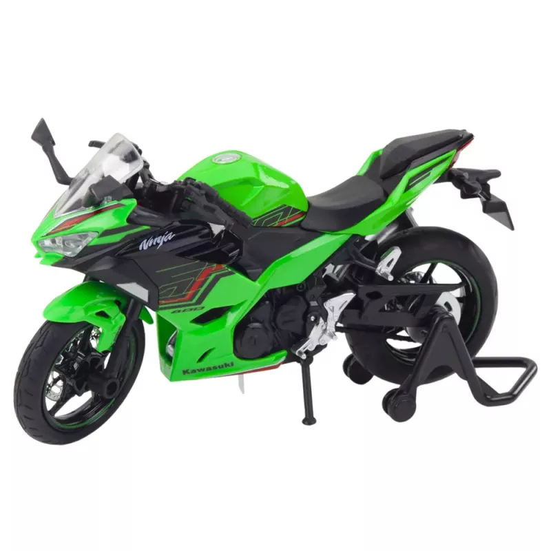 LEAN TOYS Sportinis motociklas Metalas Šviesos Garsai Žalias 1:12