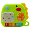 LEAN TOYS interaktyvus pianinas mažiems vaikams Dinozauras Žalias