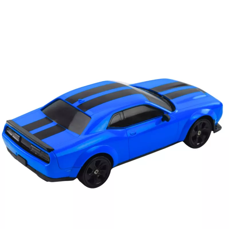 LEAN TOYS Automobilis Sportinis Drift Keičiami Rateliai Nuotoliniu Valdymu RC 4WD Mėlynas Sportinis