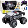 LEAN TOYS Visureigis RC Policijos Automobilis Nuotoliniu Valdymu Juodas 1:16