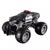 LEAN TOYS RC Policijos Visureigis Nuotoliniu Valdymu 1:16 Šviesos Dūmai