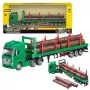Huina 1:50 Timber Transporter Metal Die-Cast Model Green