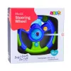 LEAN TOYS Interaktyvus vairas vaikams su šviesomis ir garsais Žalia-Mėlyna