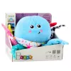 LEAN TOYS Minkštas aštuonkojis miegantis žaislas su šviesa ir garsu, mėlynas