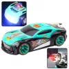 LEAN TOYS Rocket Race Car Rear Wheel Drive Lights Sounds