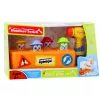 LEAN TOYS Interaktyvus žaislas Spalvingas plaktukas Hamsters Road Works
