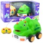 LEAN TOYS nuotolinio valdymo automobilis vaikams Dinozauras Žalias