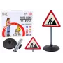 LEAN TOYS Didelis kelio darbų įspėjamasis ženklas mokomasis 70 cm
