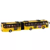 LEAN TOYS RC 1:32 Geltonas Artikuliuotas Nuotolinio Valdymo Troleibusas Mokyklos Autobusas