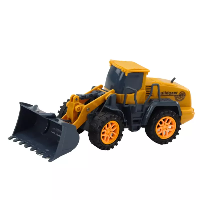 LEAN TOYS nuotoliniu valdymu valdomas vilkikas su ekskavatoriumi, šviesomis, garsais 1:24