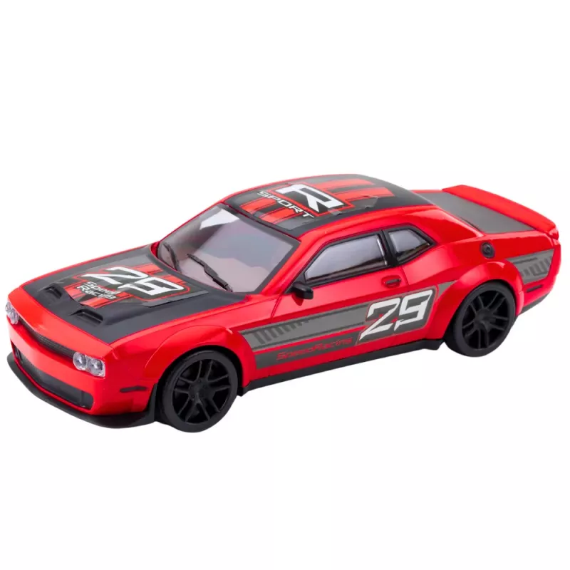 LEAN TOYS Sportinis automobilis lenktynėms, galiniai varantieji ratai, raudonas, 1:14 Ferrari FXX K EVO RC automobilis