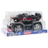 LEAN TOYS Visureigis su galiniais varančiaisiais ratais, raudonas ir juodas